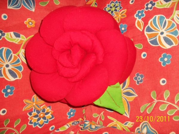 Almofada rosa dupla face